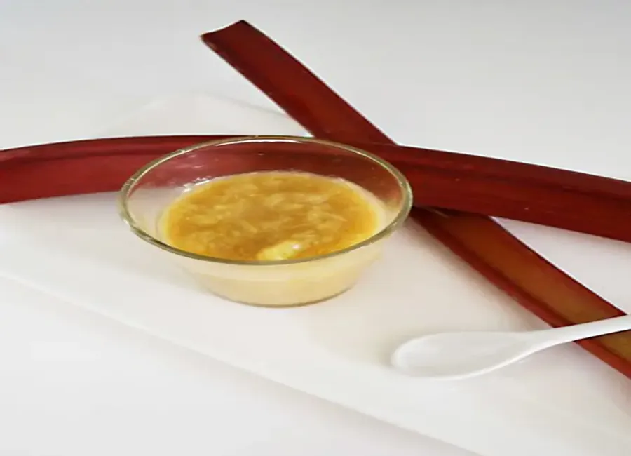 Compote pomme rhubarbe
