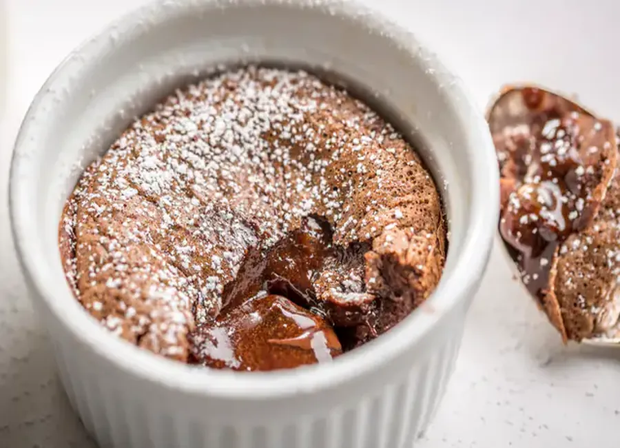 Fondant chocolat au lait concentré sucré