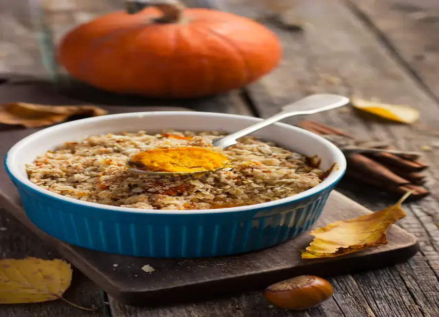 Crumble salé au potiron