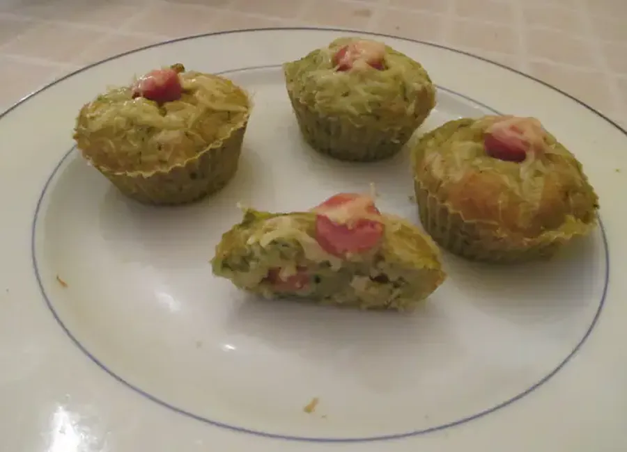 Cupcakes courgettes saucisses de strasbourg