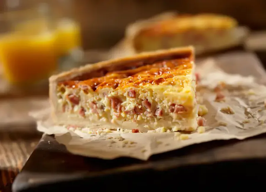 Quiche lorraine au curry