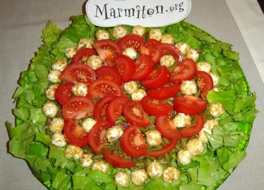 Salade fraîcheur du jardin aux perles de monsieur seguin