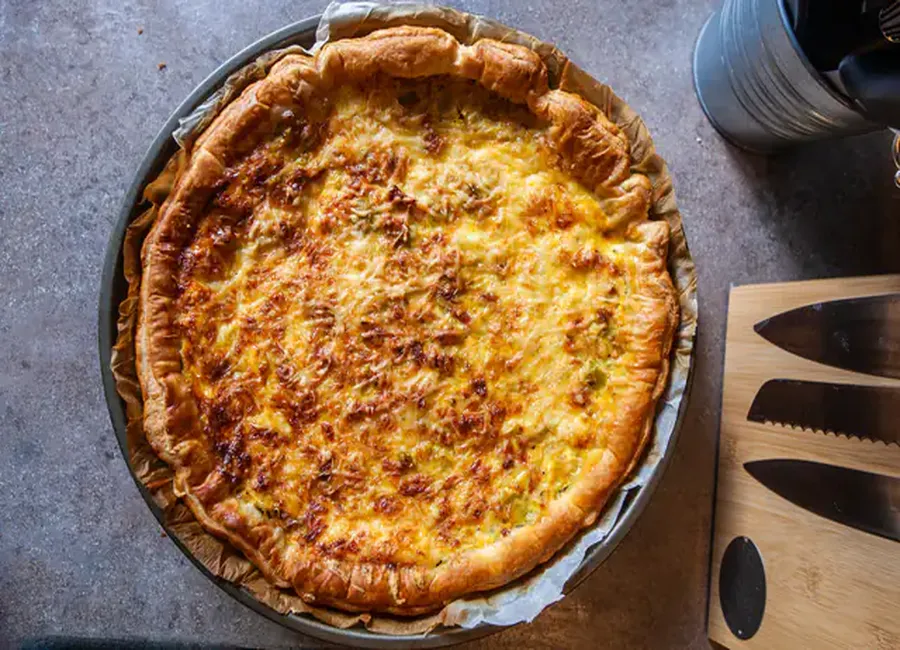 Quiche poireau salsifi