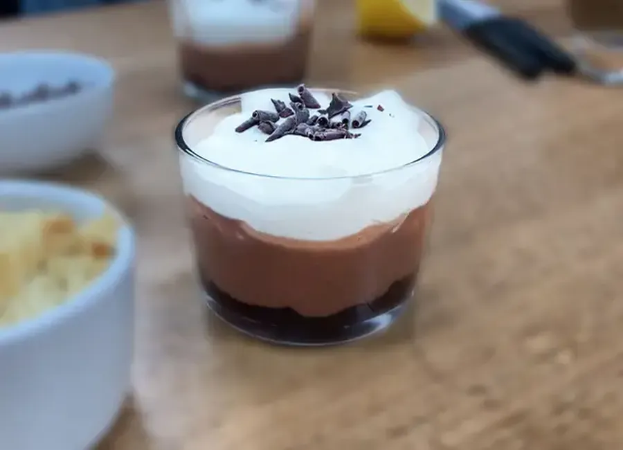 Verrine façon forêt noire