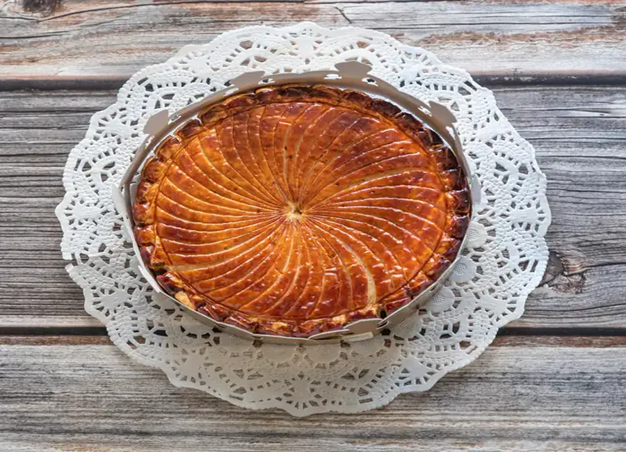 Galette des rois bananes et pain d'épices