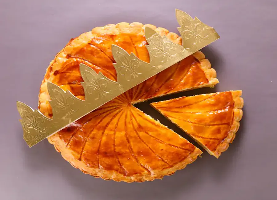 Galette des rois à la frangipane sans crème pâtissière
