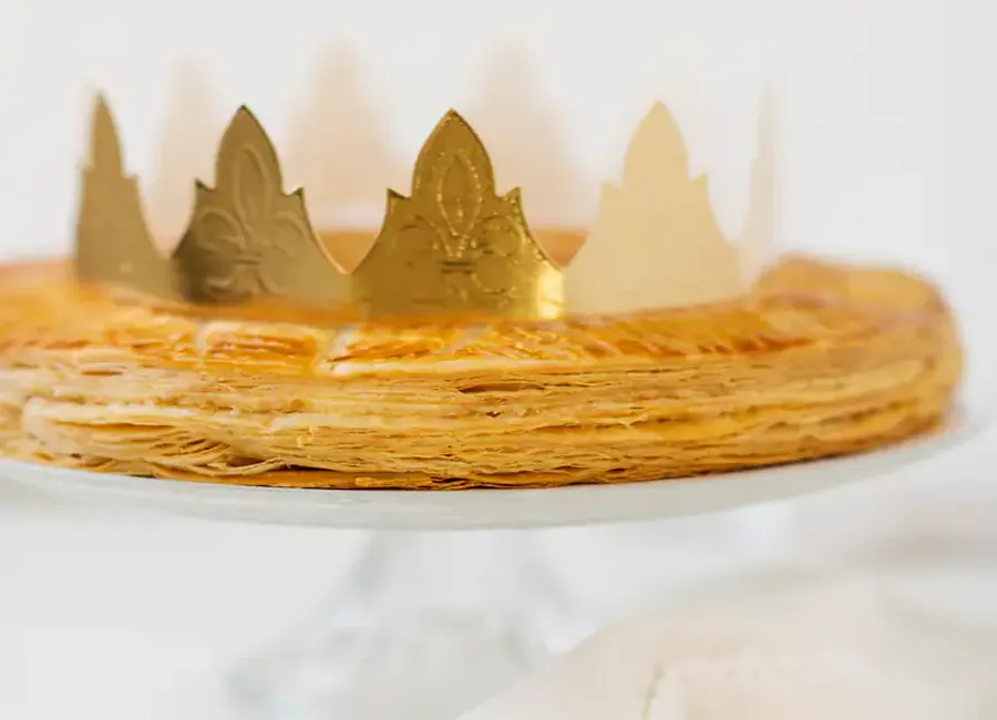 Galette des rois fourrée au citron