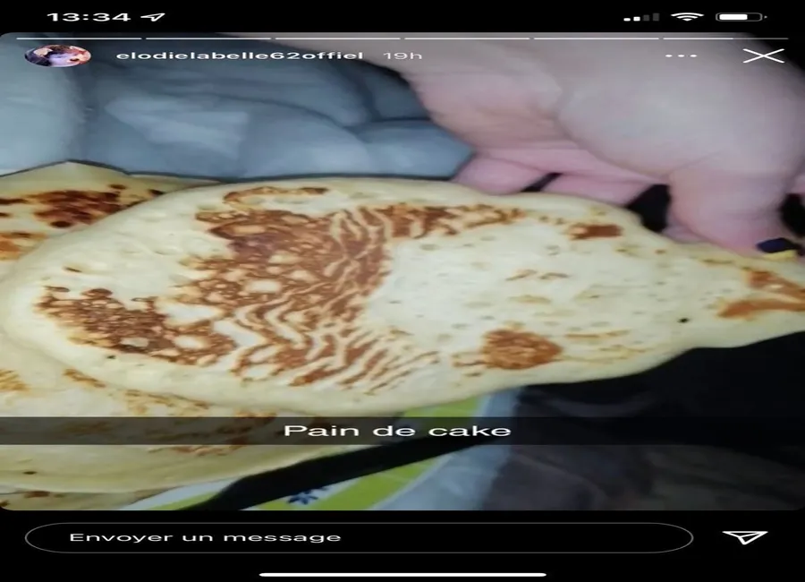 Pancake à la bière et pommes caramélisées