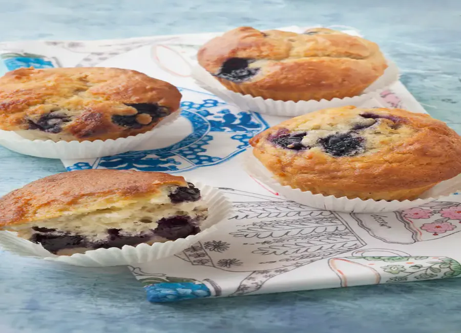 Muffins myrtille au fromage frais