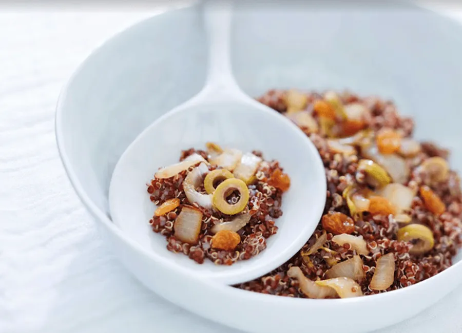 Quinoa aux endives façon risotto