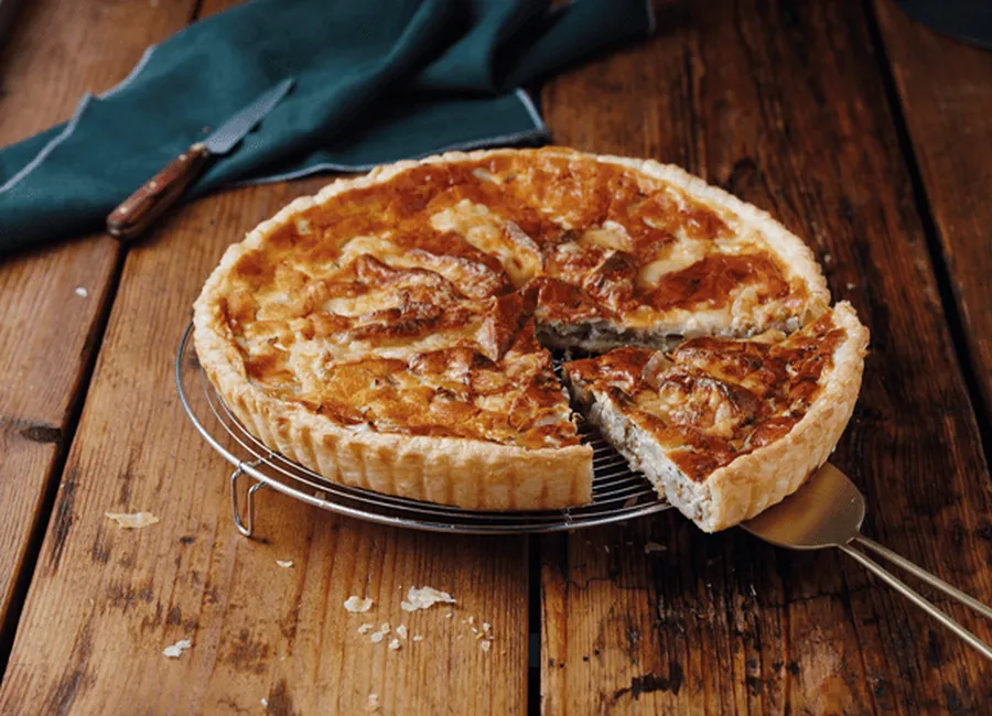 Quiche aux endives et au comté