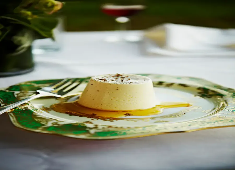 Crème renversée au miel