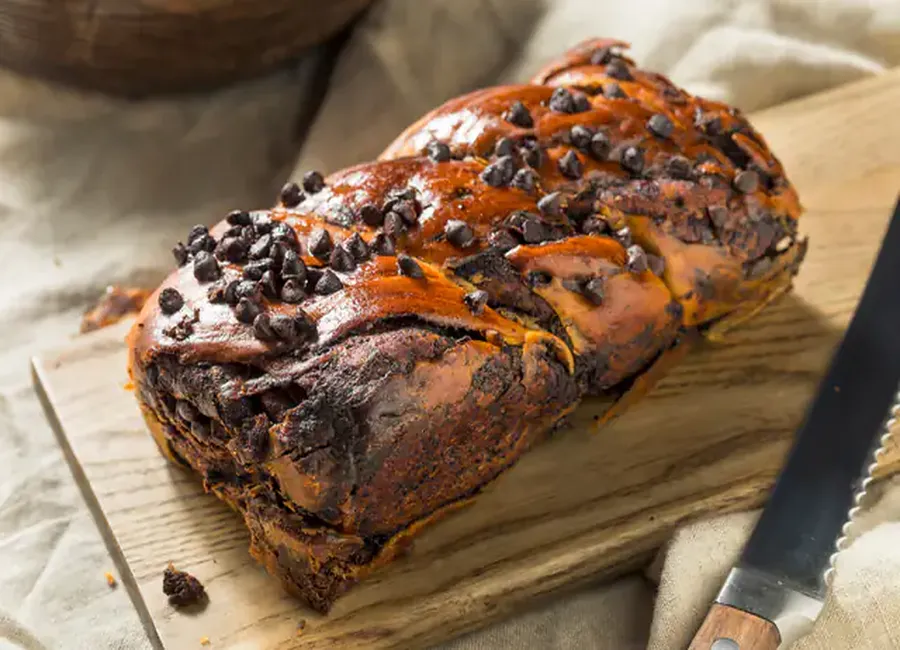 Brioche légère et moelleuse aux pépites de chocolat