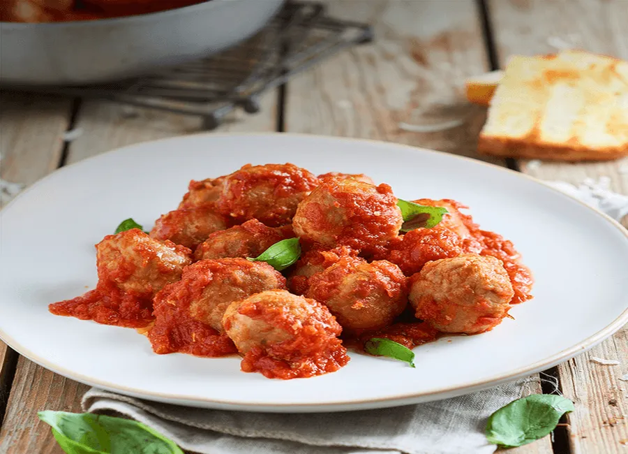 Boulettes de bœuf à la pulpe de tomate