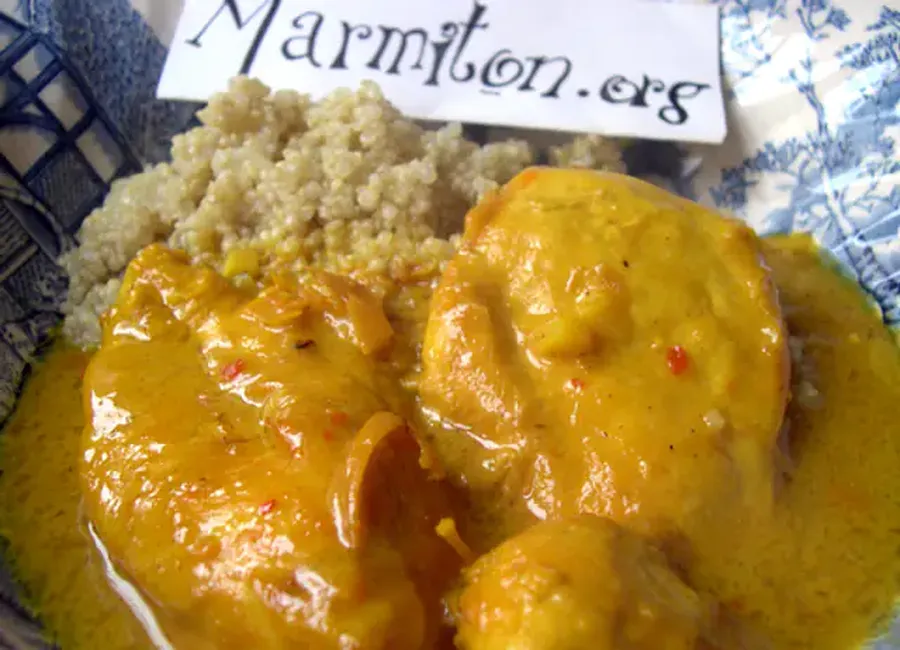 Poulet doré au safran, citron et miel façon funambuline