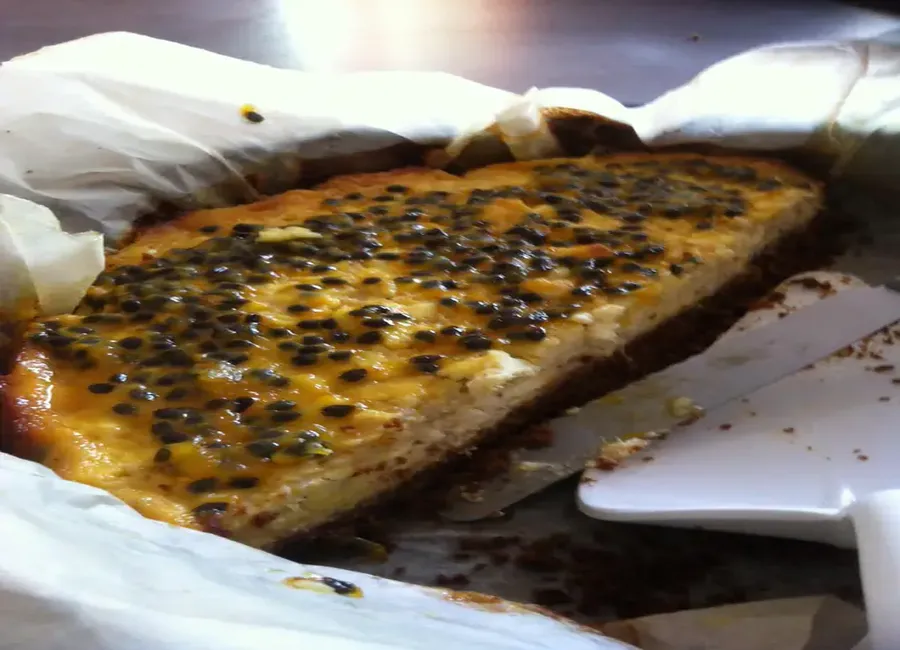 Cheesecake banane passion