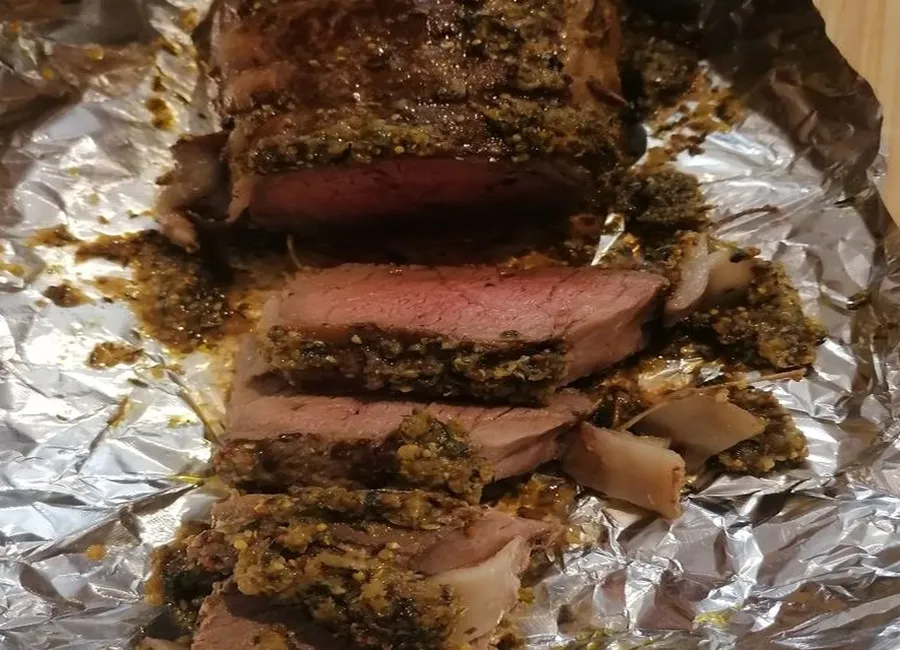 Rosbeef en croûte d'herbes
