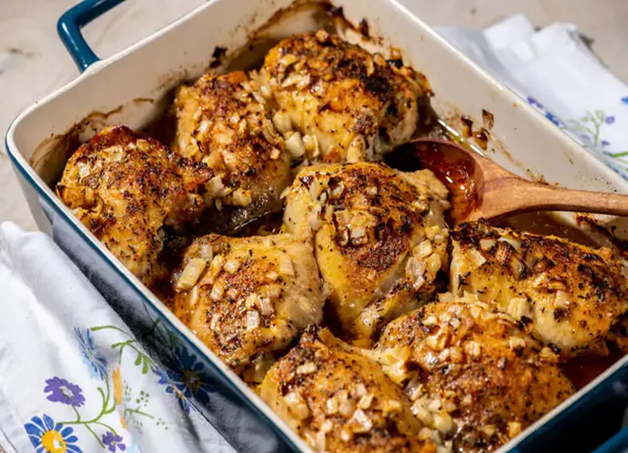Cuisses de poulet rôti asiatiques