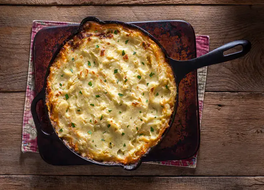 Parmentier de boudin aux 2 pommes