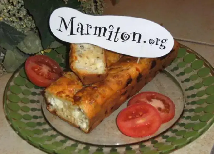 Cake à la mozzarella aux herbes