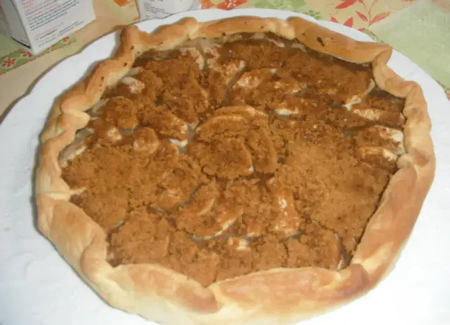 Tarte aux pommes et aux spéculoos