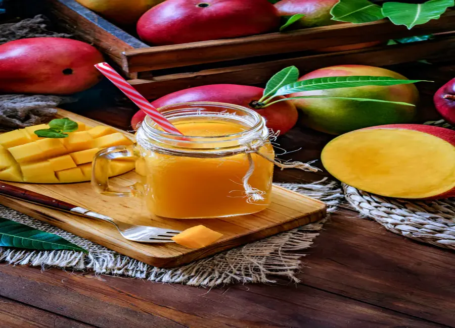 Jus mangue-orange