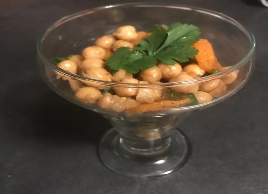 Salade de pois chiches au cumin