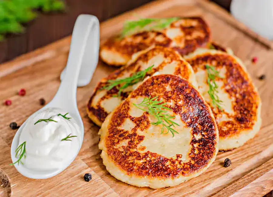 Blinis de pommes de terre