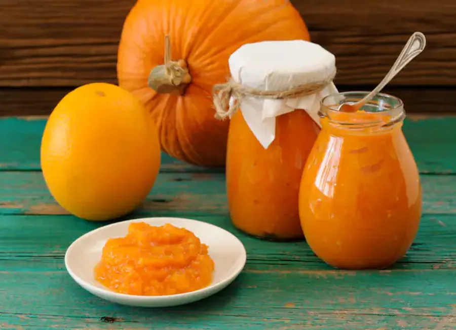 Confiture de citrouille (potiron) au vin blanc