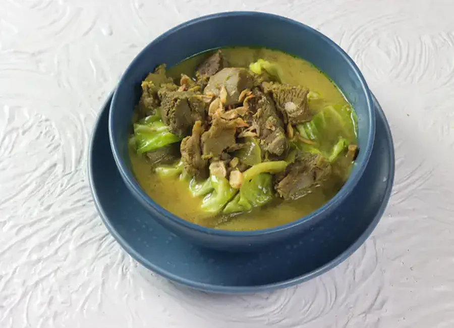Agneau au lait de coco