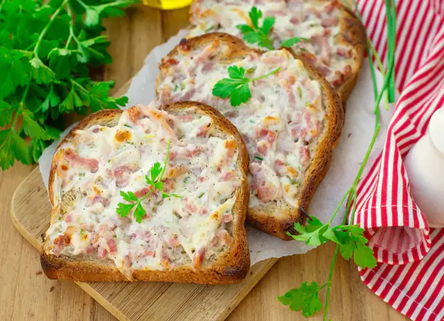 Amuse gueule aux lardons