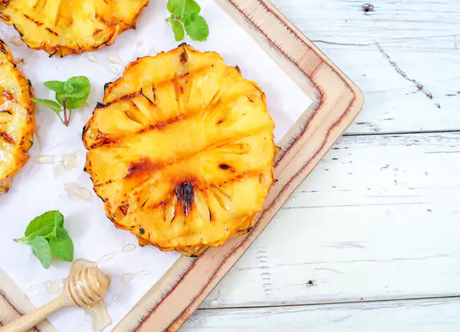 Ananas au four sans sucré ajouté
