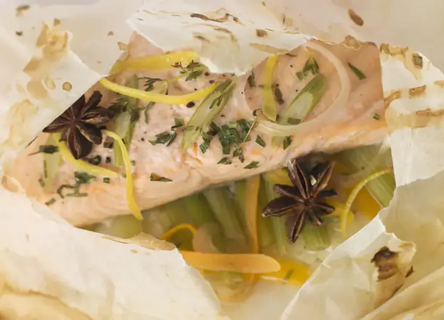 Saumon en papillote