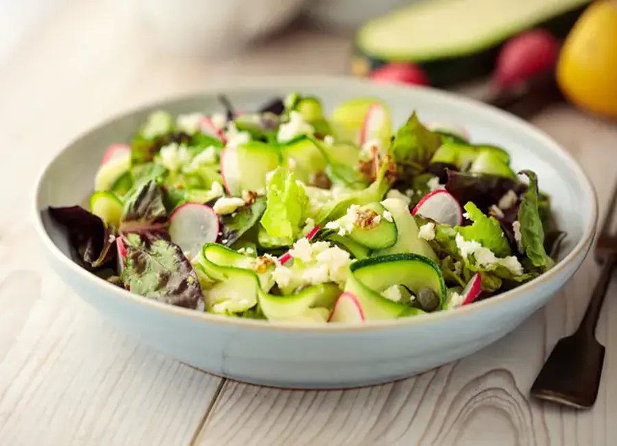 Salade de courgette acidulée