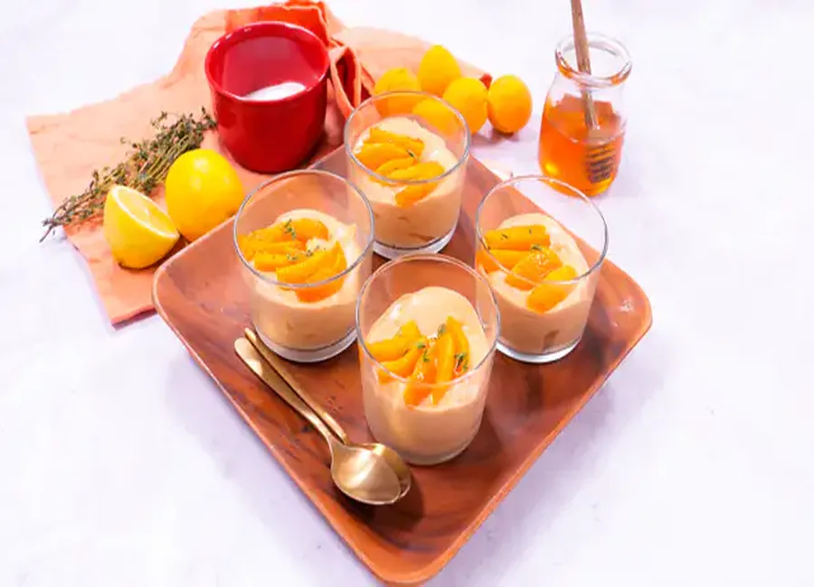 Mousse à l'abricot