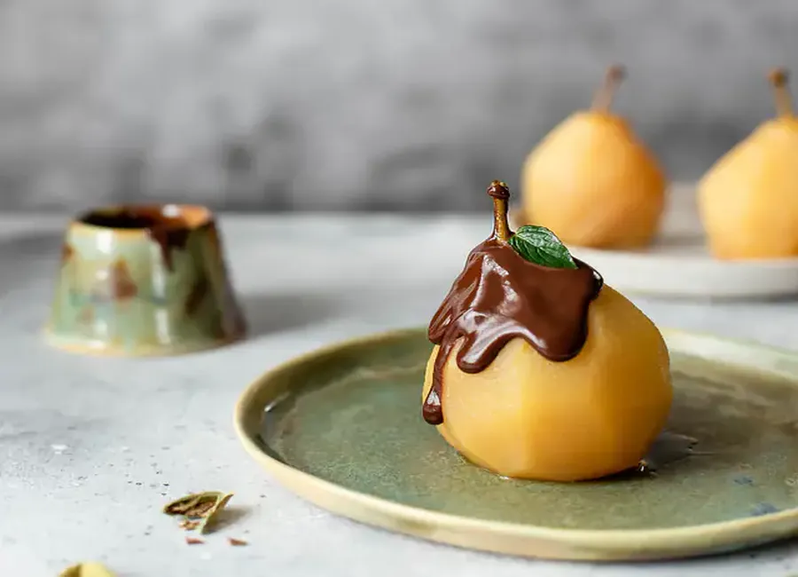 Poires au chocolat