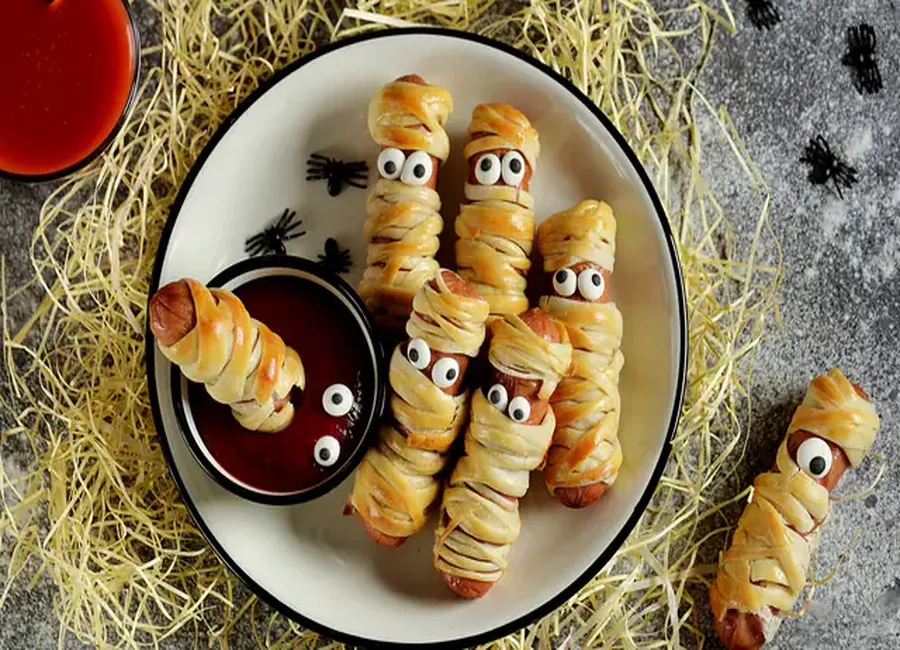 Saucisses momie halloween (feuilletées)