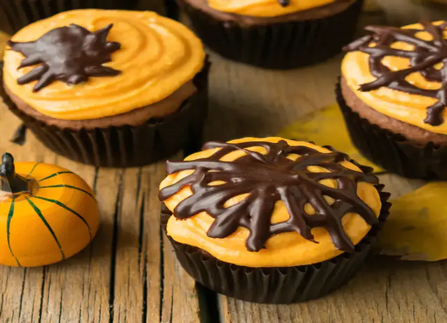 Cupcake halloween au chocolat
