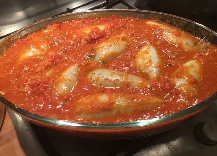 Calamars farcis à la provençale