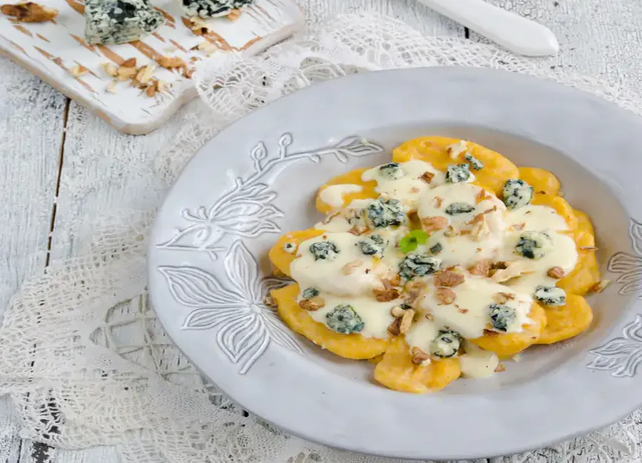 Gnocchi de potiron au gorgonzola