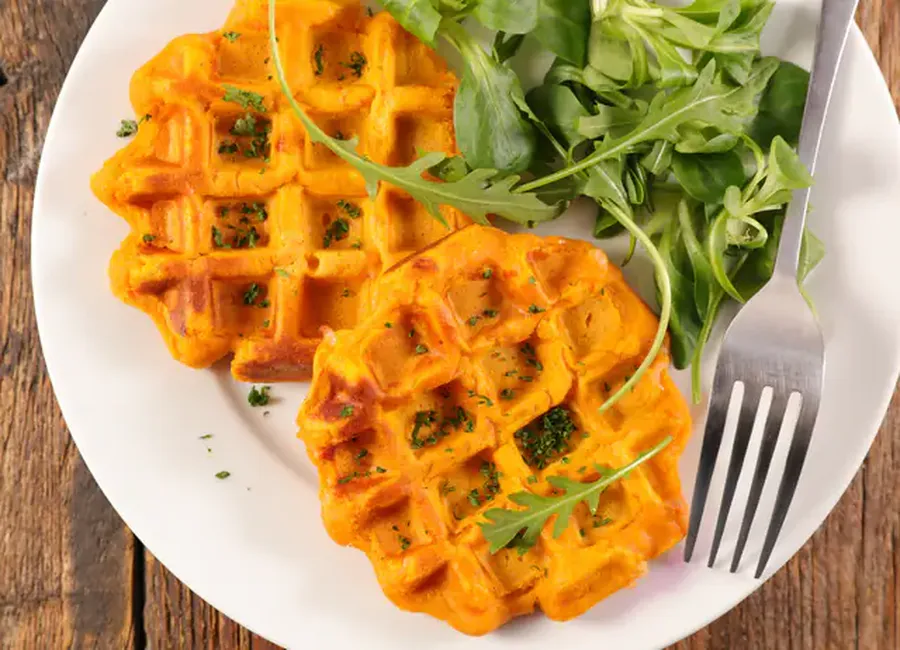 Gaufre à la patate douce