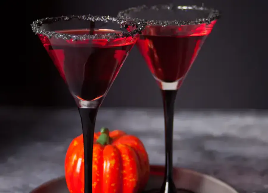 Cocktail red dragon halloween