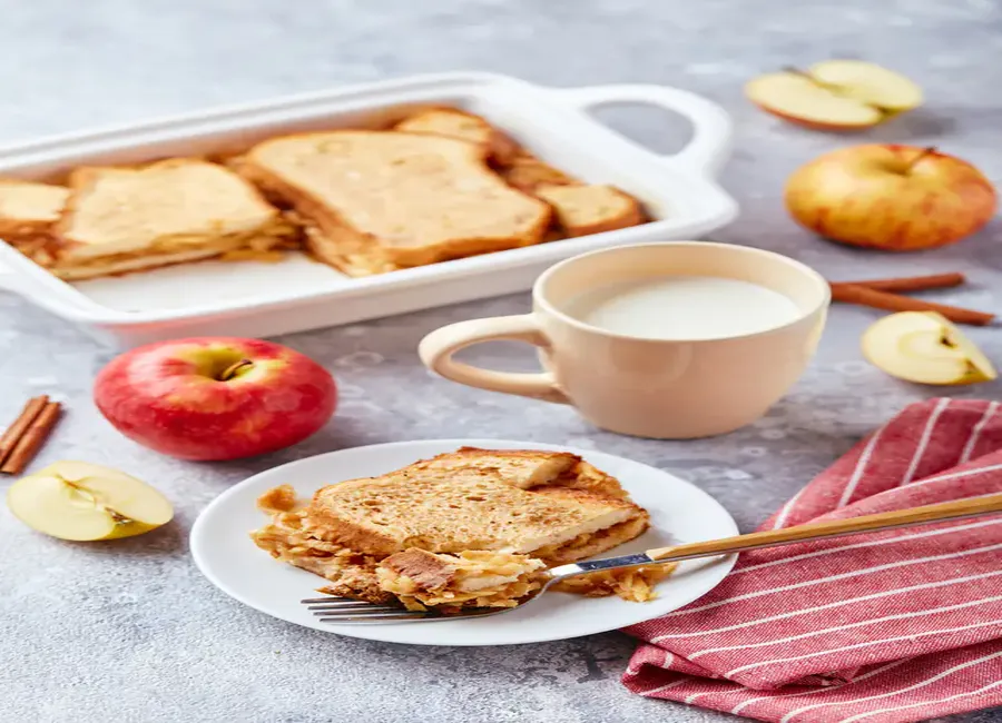 Faux gratin aux pommes (au pain rassis)