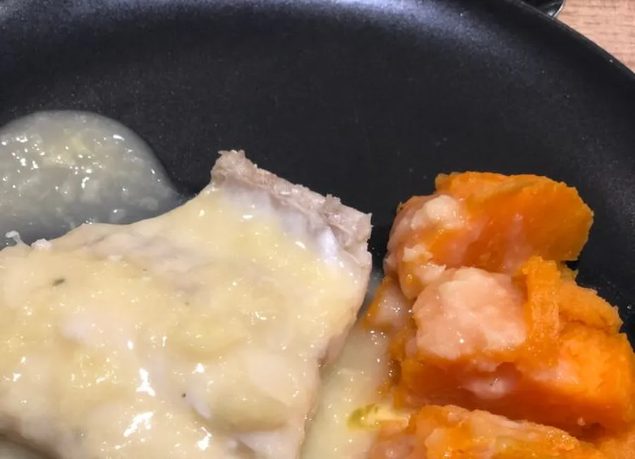 Filets de julienne au gingembre et patates douces