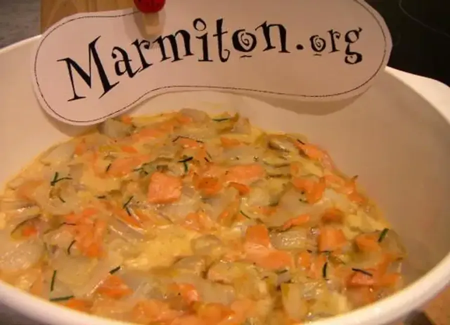 Gratin de chicons au saumon fumé