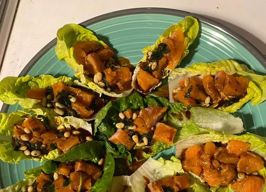 Sucrines au saumon thaï
