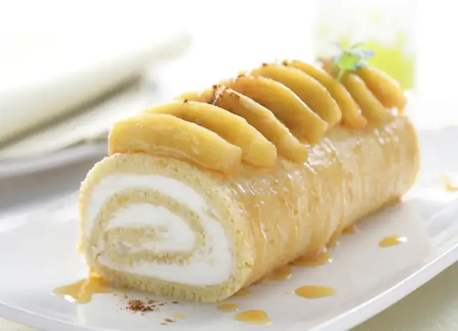 Buche de noël pomme cannelle