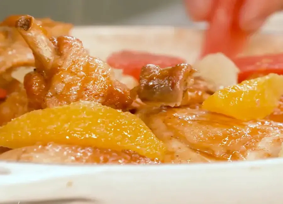 Poulet aux agrumes par laurent mariotte