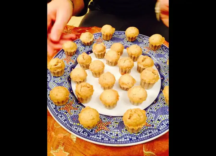 Mini muffins aux amandes