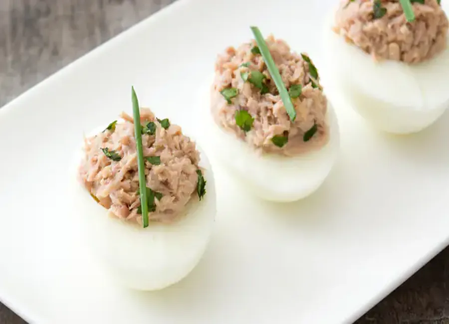Oeufs farcis aux sardines